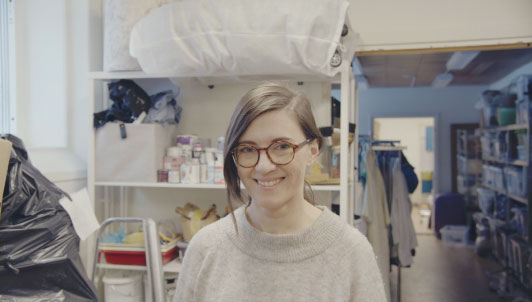 Production Designer Maja-Stina Åsberg shows us around her creative nest.
